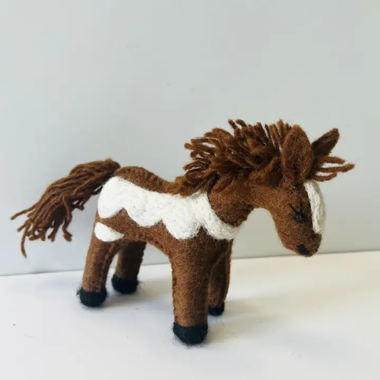 Felt Pinto Pony