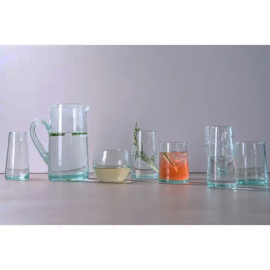 Moroccan Glass Pitcher