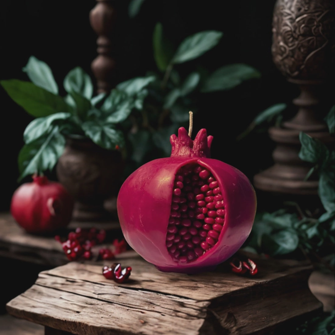 Pomegranate Decorative Candle