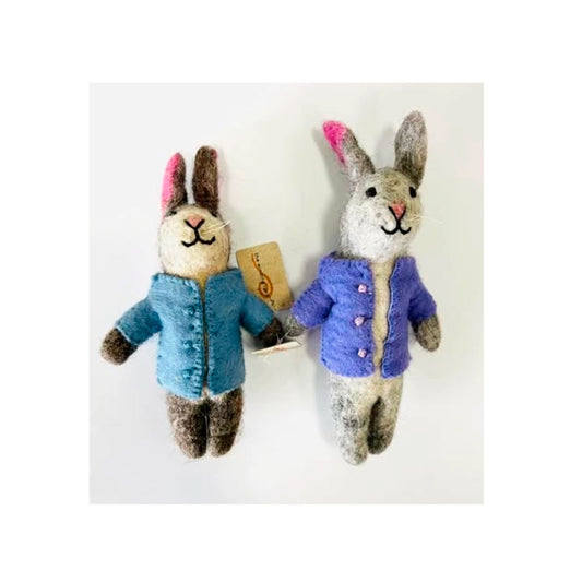 Peter Rabbit Felt Bunny in Jacket