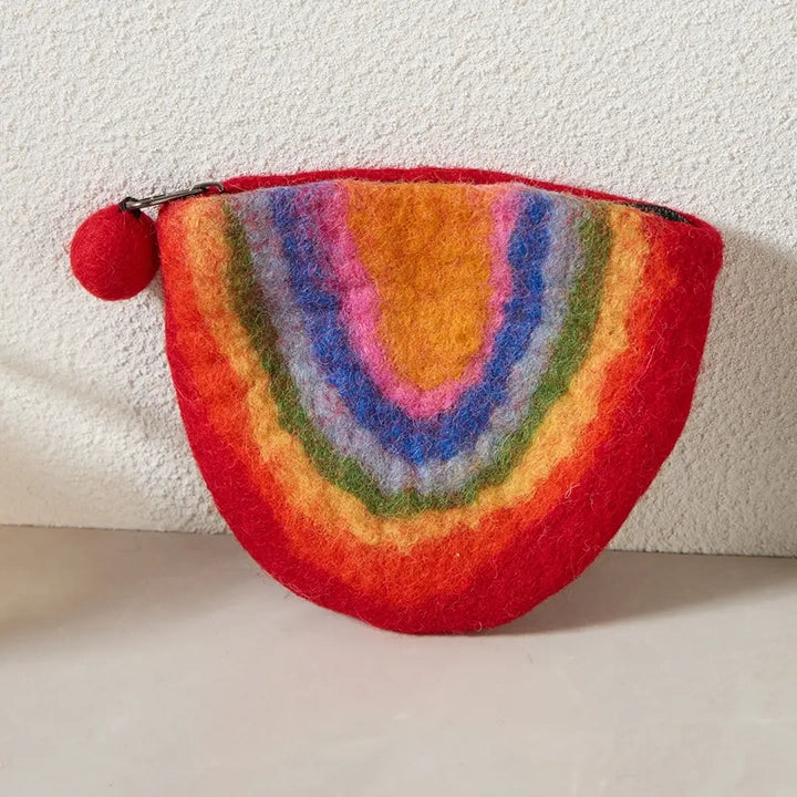 Handmade Wool Felt Coin Purses