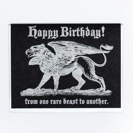 Rare Beast Birthday Card