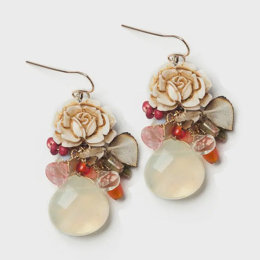 Rustic Rose Earrings