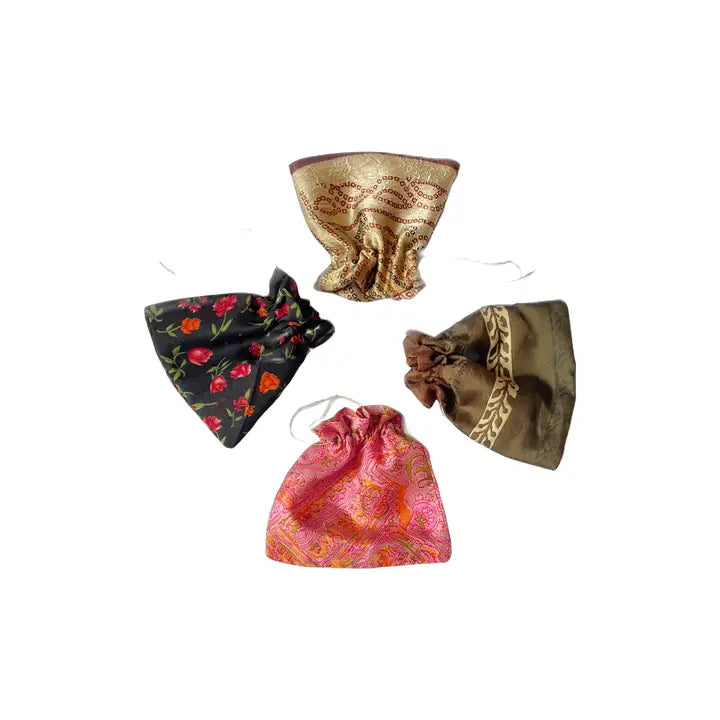 Sari Drawstring Bags