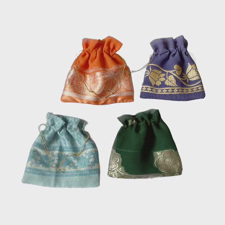 Sari Drawstring Bags