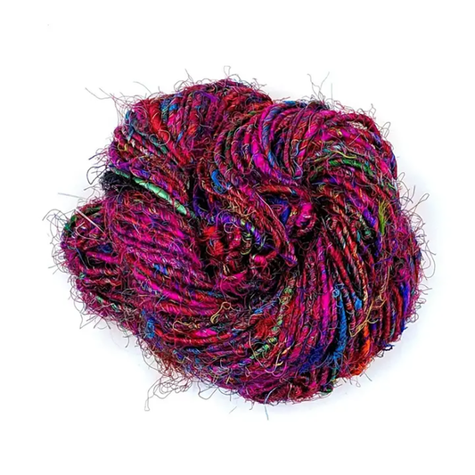 Premium Sari Silk Handspun Yarn
