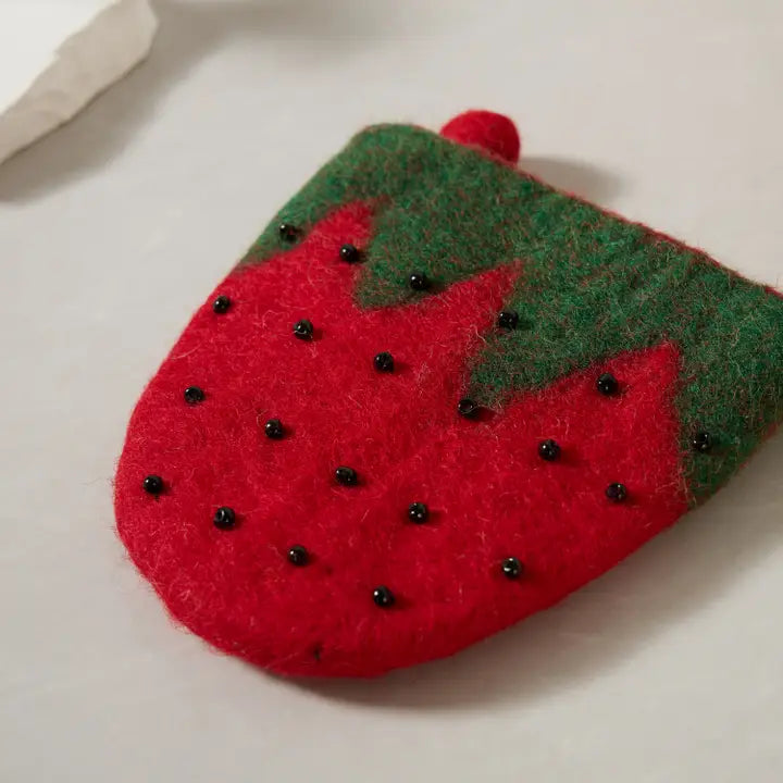 Handmade Wool Felt Coin Purses