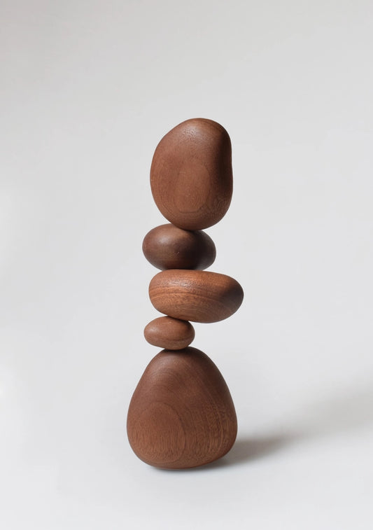 Sapele Wood Balance Stones
