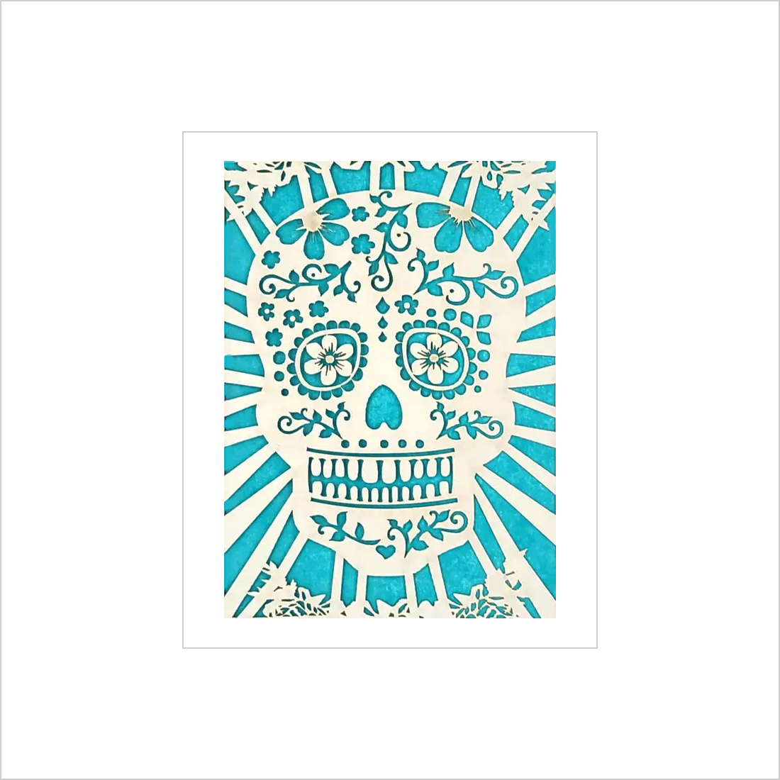 Sugar Skull Laser-cut Card