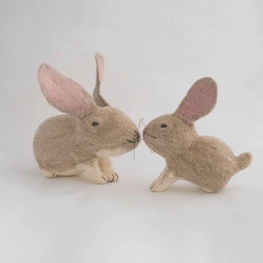 Brown Felt Bun nies