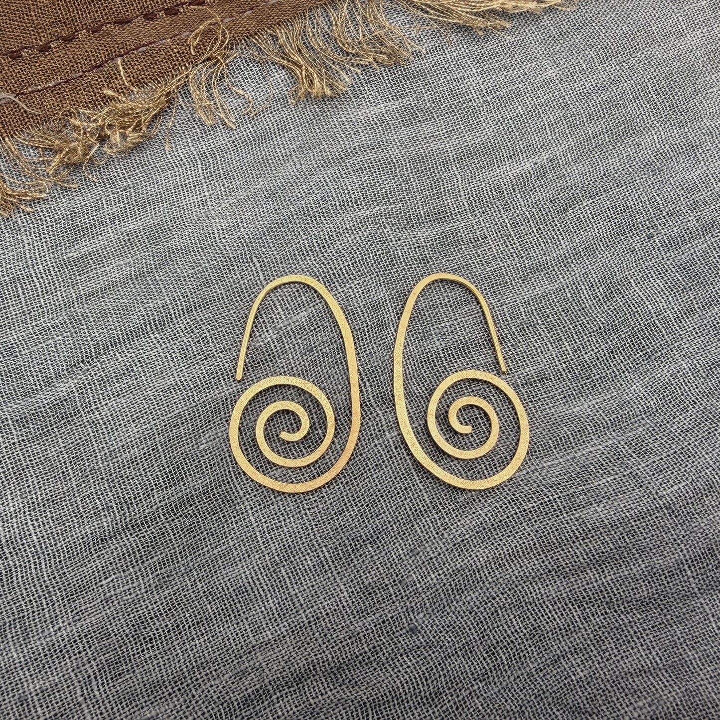 Spiral Drop Earrings