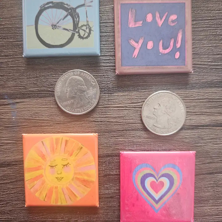 Square Magnets from Brenda Olson