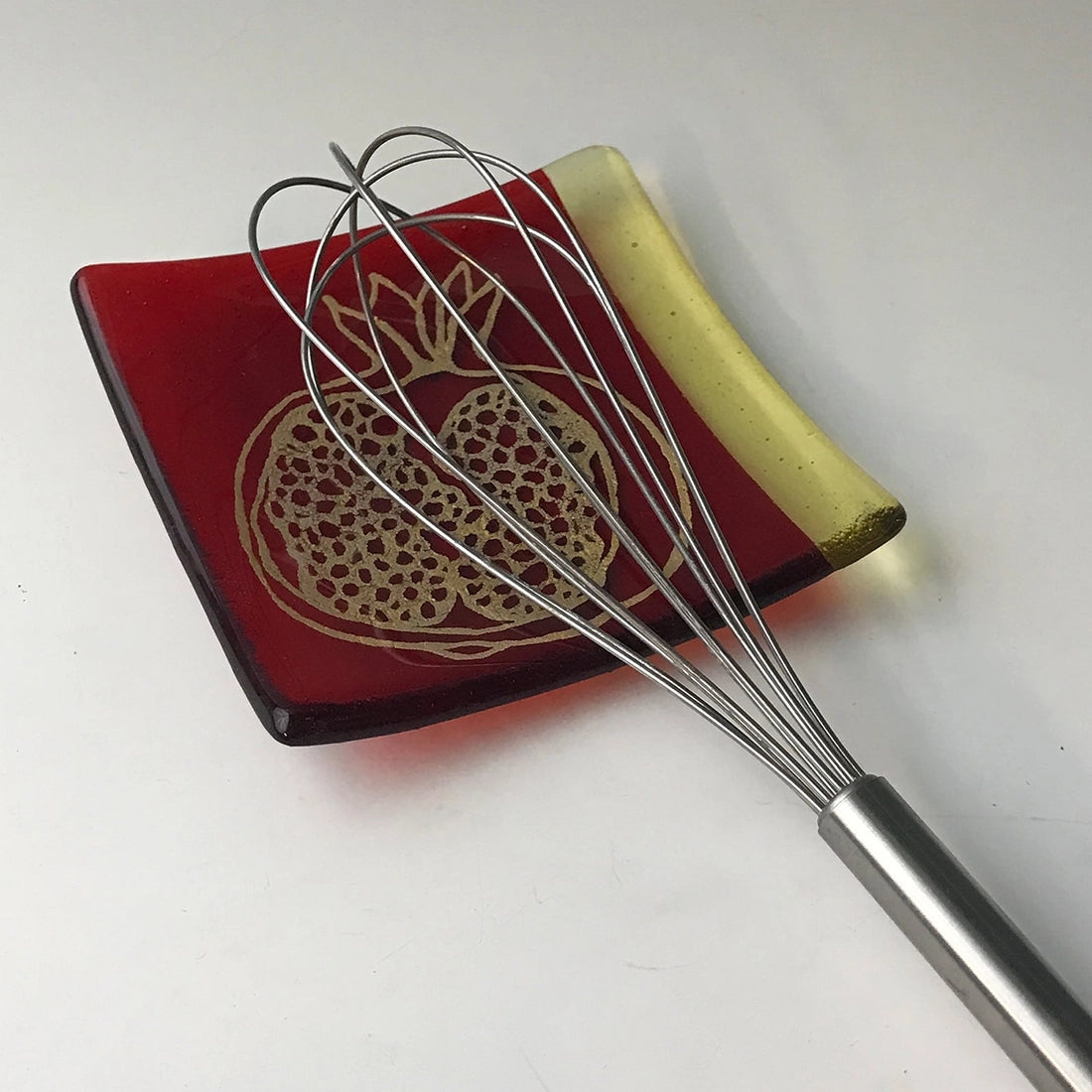 Fused Glass Pomegranate Small Plate