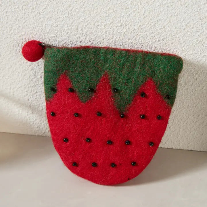 Handmade Wool Felt Coin Purses