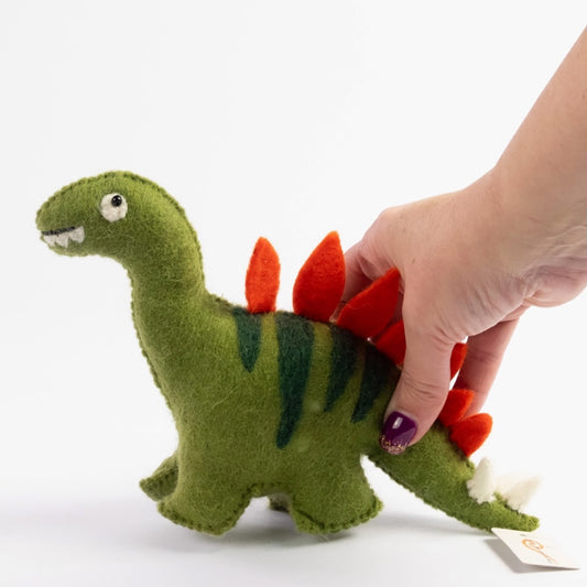 Handmade Felt Stegosaurus