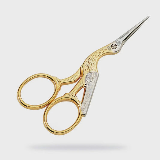 Gold Stork Embroidery Scissors