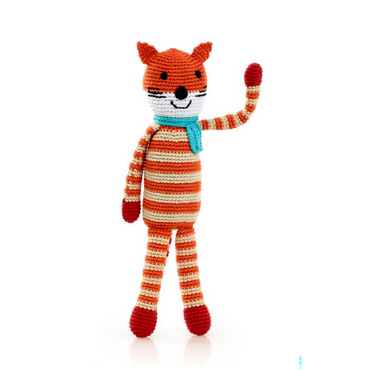 Striped Fox Plush Toy