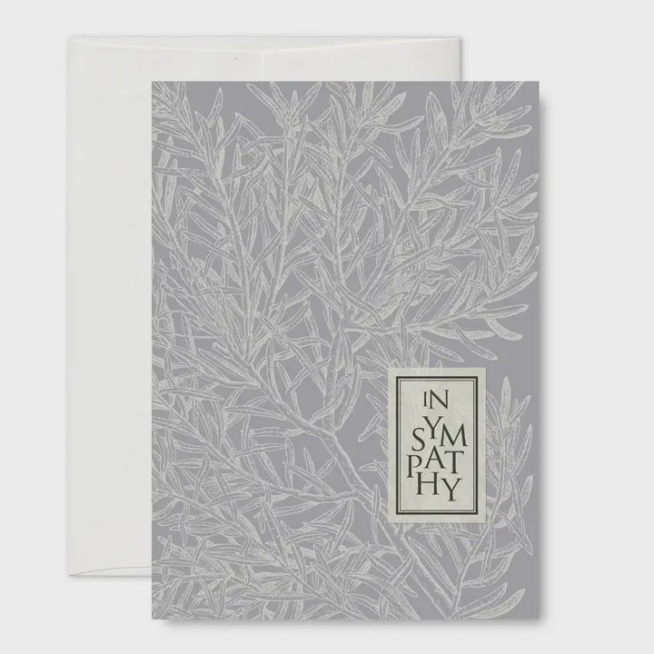 Wild Rosemary Sympathy Card