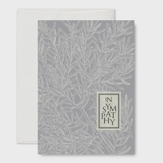 Wild Rosemary Sympathy Card