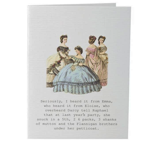 Seriously, I heard it from Emma - card