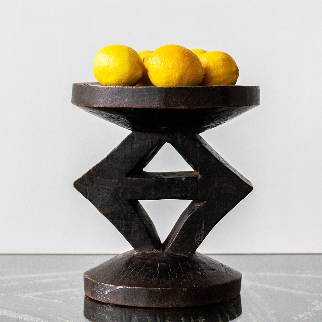 Hand-carved Tonga Stool