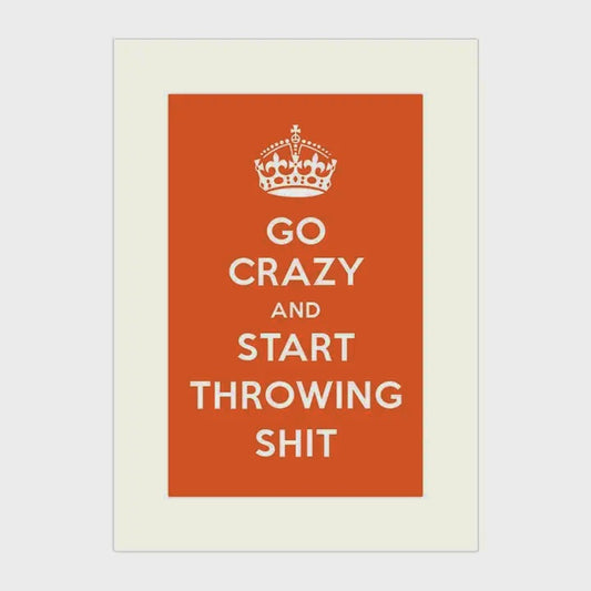 Go Crazy - Card