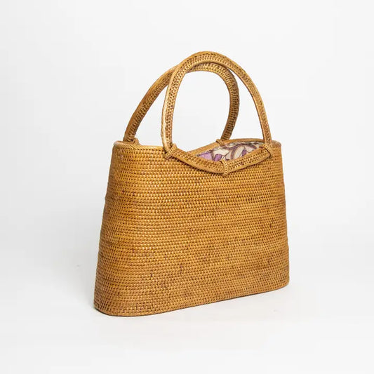 Ata Vine Trapezoid Tote