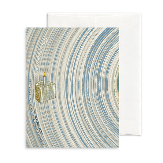Dendrochronology Birthday Card