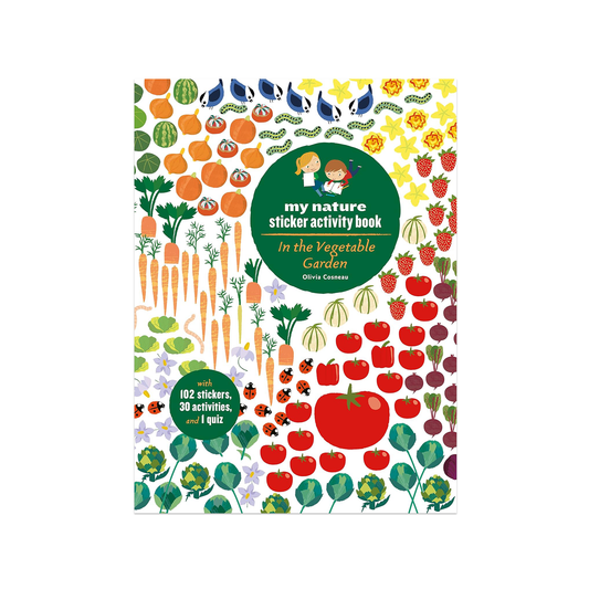 In the Vegetable Garden: My Nature Sticker Act Book