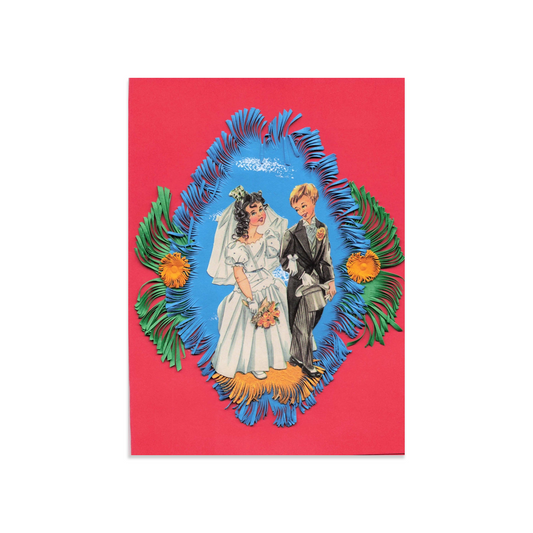 Hand-cut Paper Vintage Wedding Cards