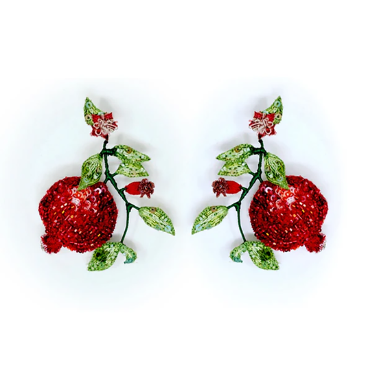 Wonderful Pomegranate Earrings
