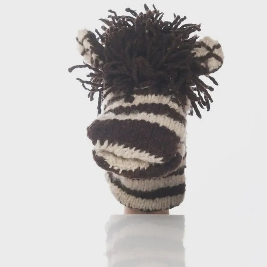 Zachery the Zebra - Hand Puppet