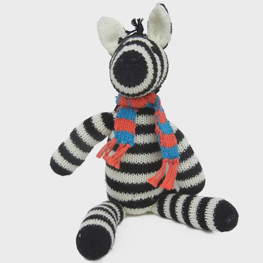 Handknit Zebra