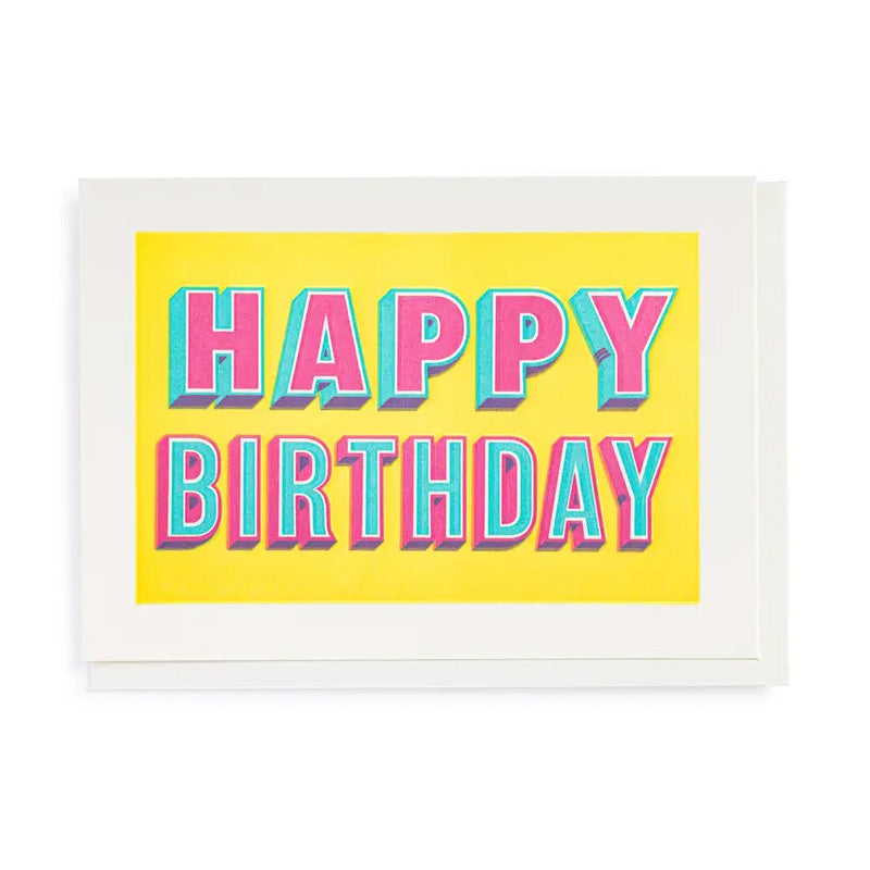 Happy Birthday Type Card