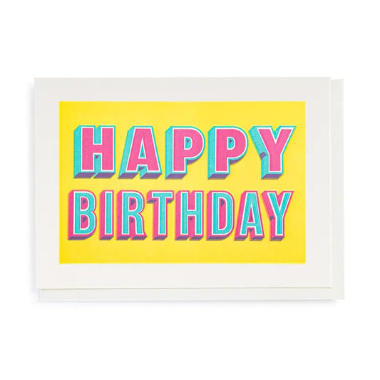 Happy Birthday Type Card