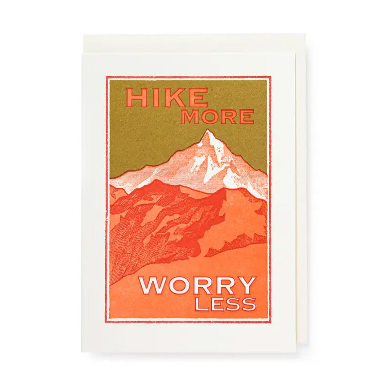 Hike More Worry Less Card