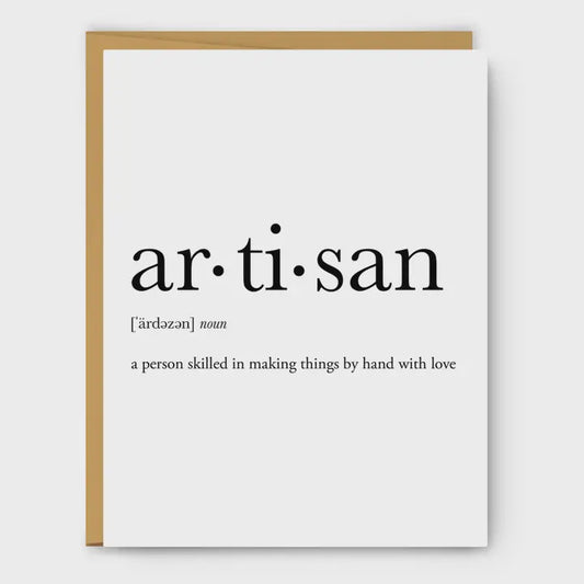 Artisan Definition Card