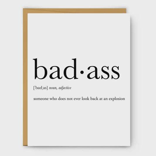 Badass Definition Card