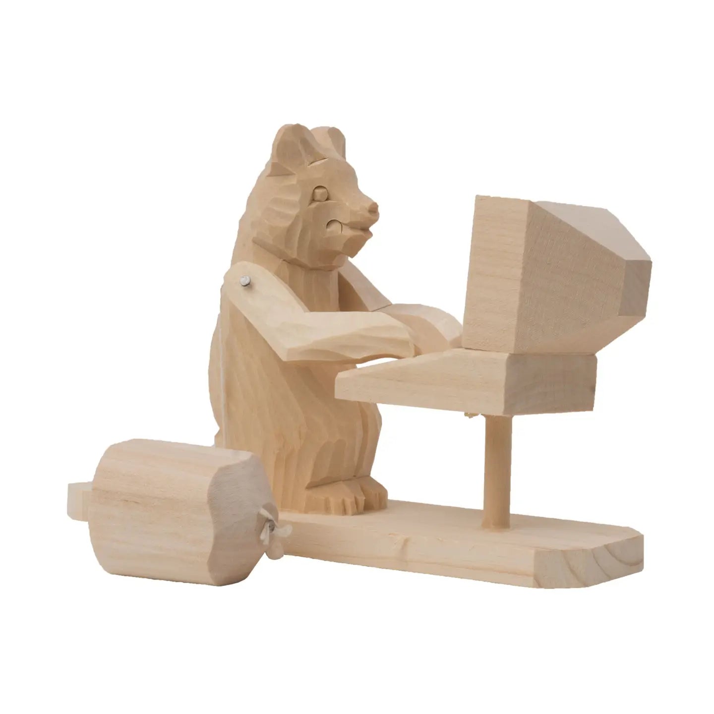 Handcarved Bears Folk Toy