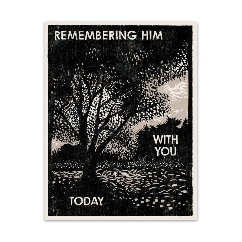Remembering Him Card