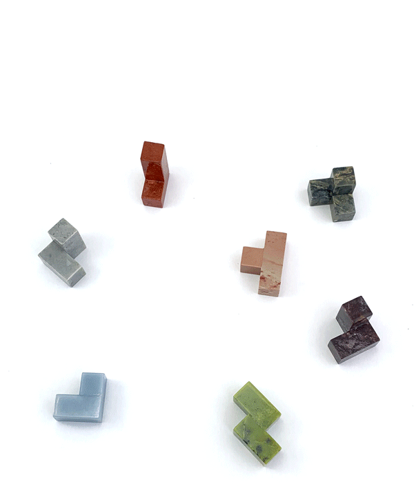Gemstone Soma Cube Puzzle by DAR Proyectos
