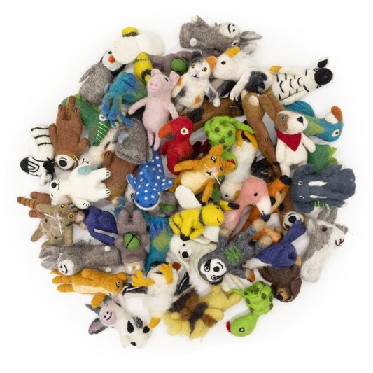 Felt Finger Puppets - asst.