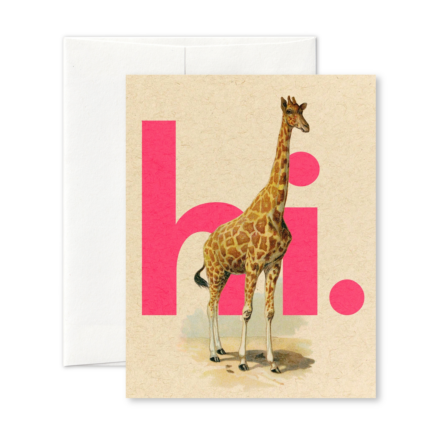 Oh Hi - Giraffe Card