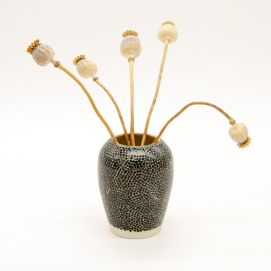 Onyx Dots Vase by G. Ventura Ceramics