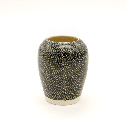Onyx Dots Vase by G. Ventura Ceramics