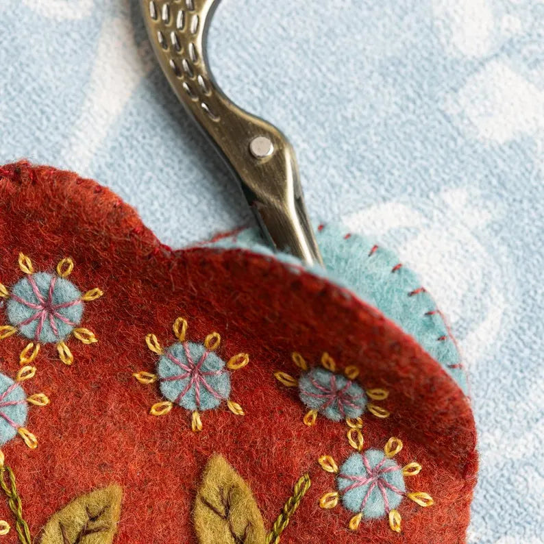 Scissors Pouch and Mini Pin Cushion Embroidery Kit