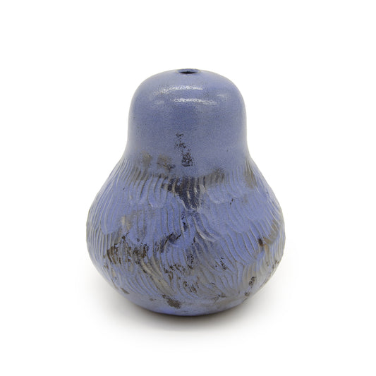 Small Blue Raku Vase by Jonathan Yamakami Ceramics