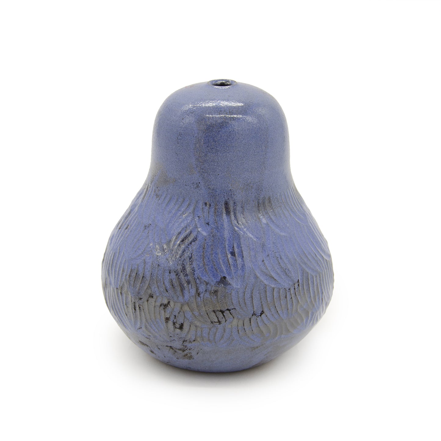 Small Blue Raku Vase by Jonathan Yamakami Ceramics