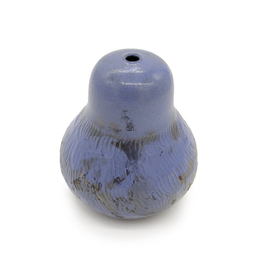 Small Blue Raku Vase by Jonathan Yamakami Ceramics