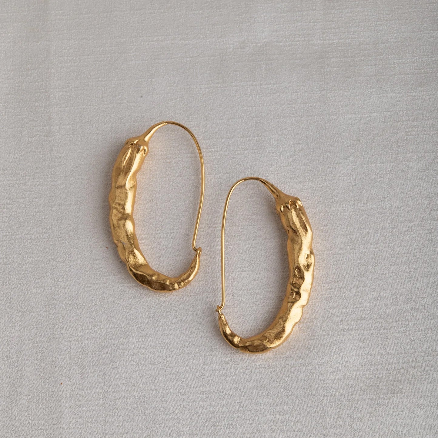 Mirchi Chili Hoop Earrings by Saeyri